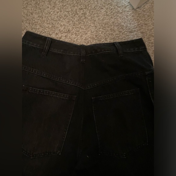 Tibi Vintage Black Tuck Jeans - Picture 4 of 7